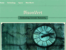 Tablet Screenshot of bisonvert.net